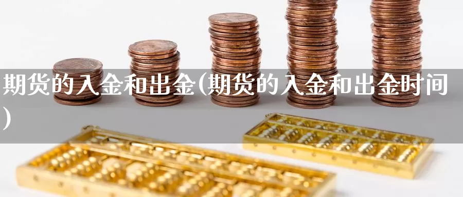 期货的入金和出金(期货的入金和出金时间)_https://www.szfzlp.com_期货入门_第1张