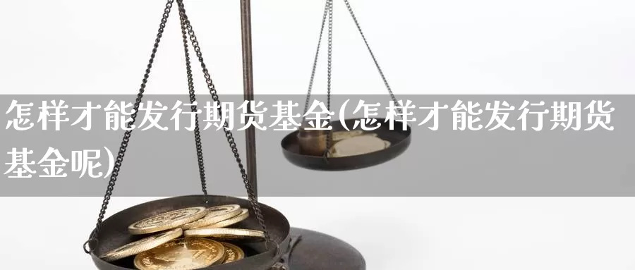 怎样才能发行期货基金(怎样才能发行期货基金呢)_https://www.szfzlp.com_期货直播室_第1张