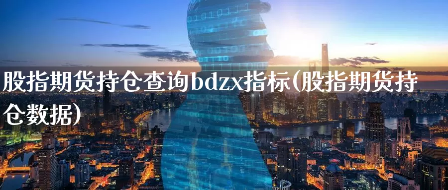 股指期货持仓查询bdzx指标(股指期货持仓数据)_https://www.szfzlp.com_期货直播室_第1张