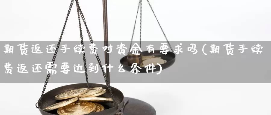 期货返还手续费对资金有要求吗(期货手续费返还需要达到什么条件)_https://www.szfzlp.com_期货入门_第1张