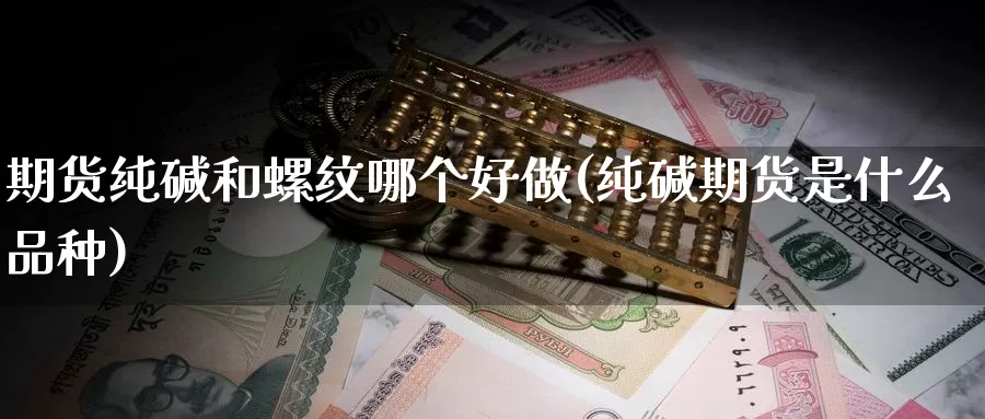 期货纯碱和螺纹哪个好做(纯碱期货是什么品种)_https://www.szfzlp.com_期货开户_第1张