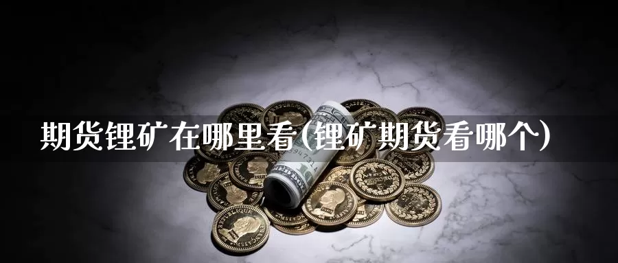 期货锂矿在哪里看(锂矿期货看哪个)_https://www.szfzlp.com_期货直播室_第1张