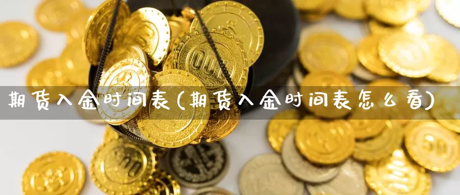 期货入金时间表(期货入金时间表怎么看)_https://www.szfzlp.com_期货入门_第1张