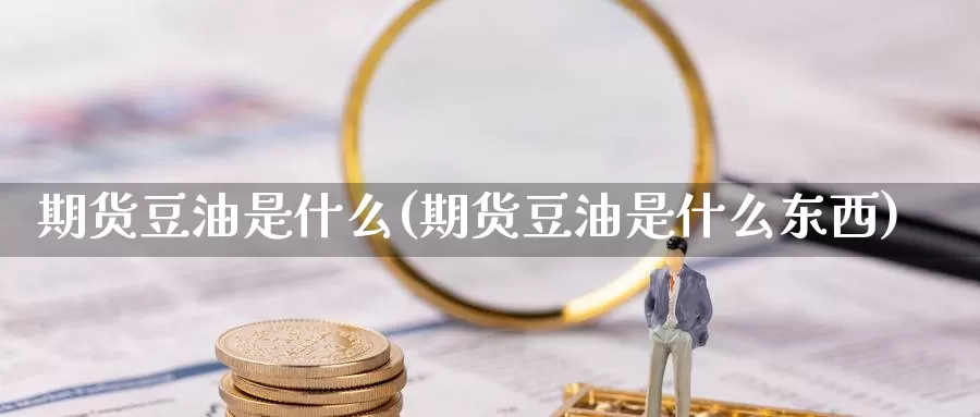 期货豆油是什么(期货豆油是什么东西)_https://www.szfzlp.com_期货开户_第1张