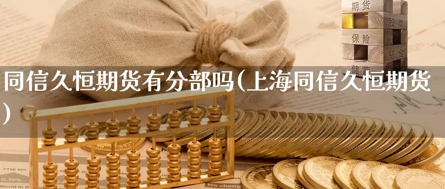 同信久恒期货有分部吗(上海同信久恒期货)_https://www.szfzlp.com_期货开户_第1张