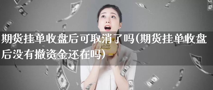 期货挂单收盘后可取消了吗(期货挂单收盘后没有撤资金还在吗)_https://www.szfzlp.com_期货开户_第1张